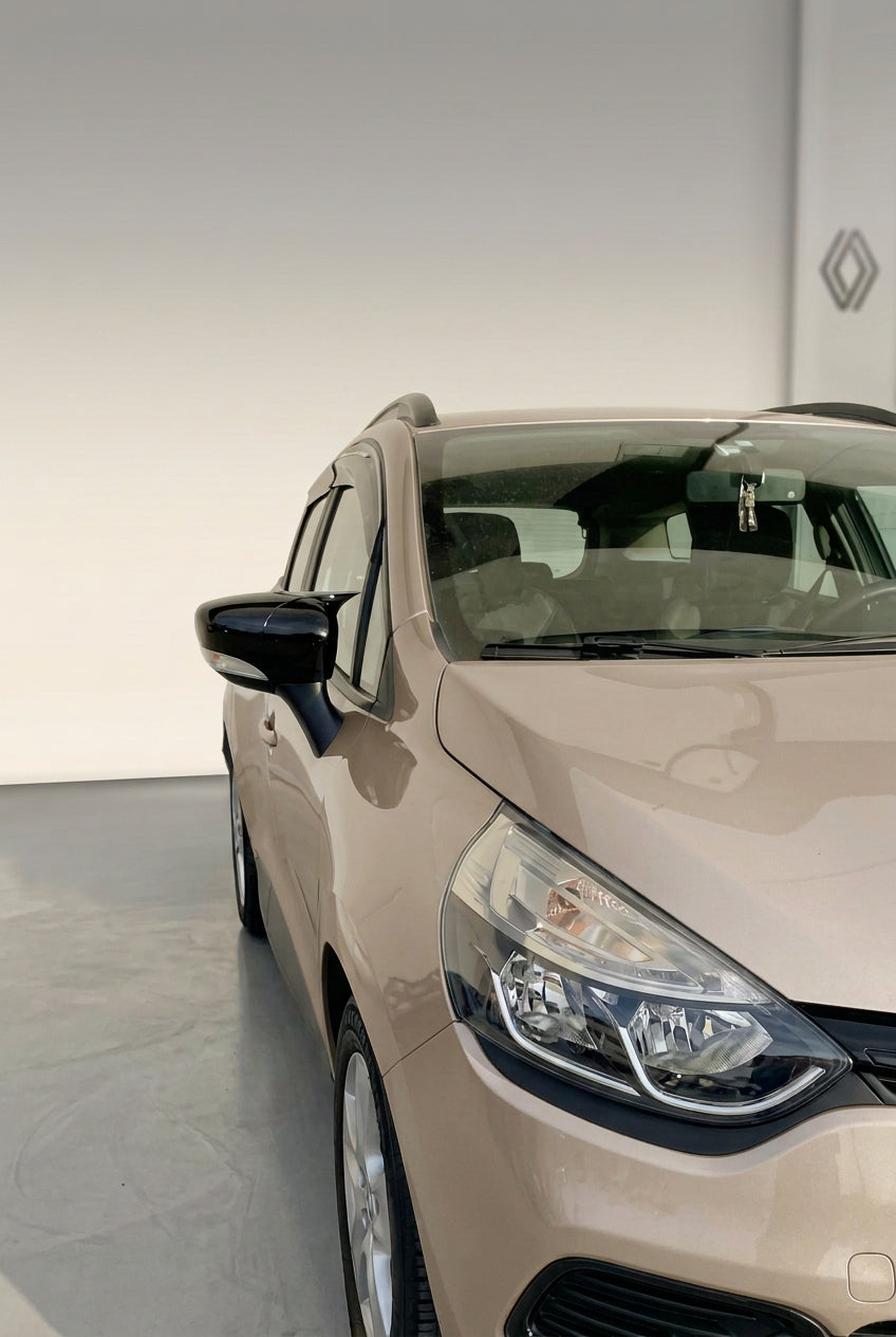 Capace oglinda Batman Style Compatibile cu Renault Clio IV 2012-2019, Renault Captur 2013-2019 Negru lucios