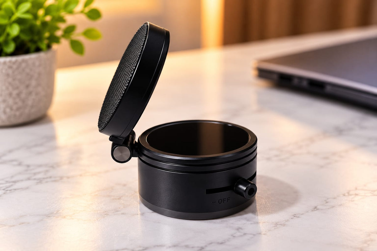 Suport telefon auto magnetic cu ventuză vacuum, pliabil și reglabil – MagSafe F08, negru