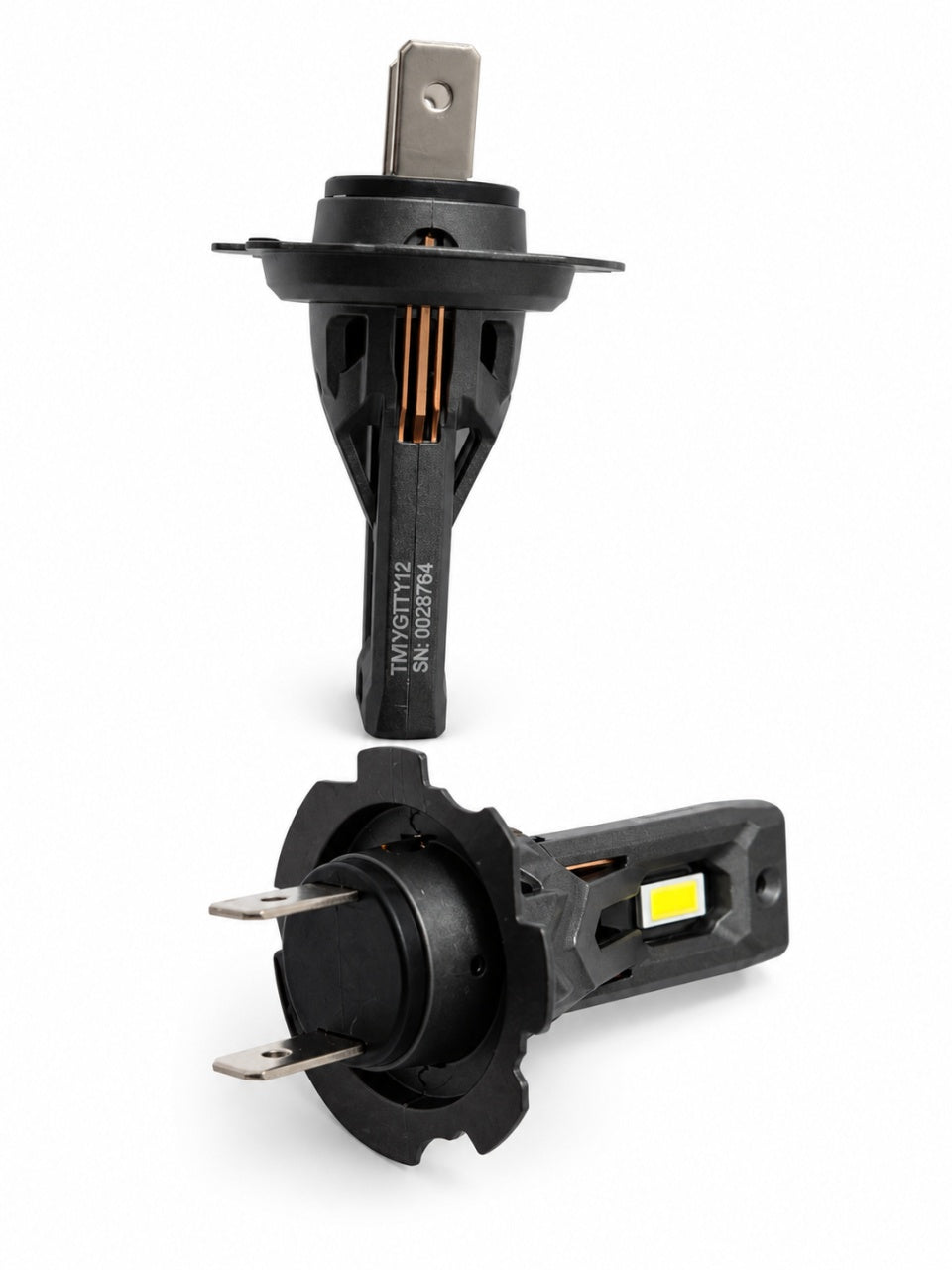 Set 2 becuri LED H7- T7 EMC,108W, 24.000LM , design compact 1:1
