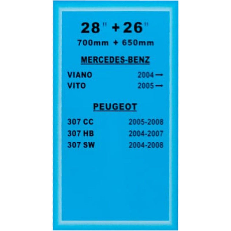 Set 2 Stergatoare R.B.W. 28"+26" ATA3347 Mercedes/Peugeot