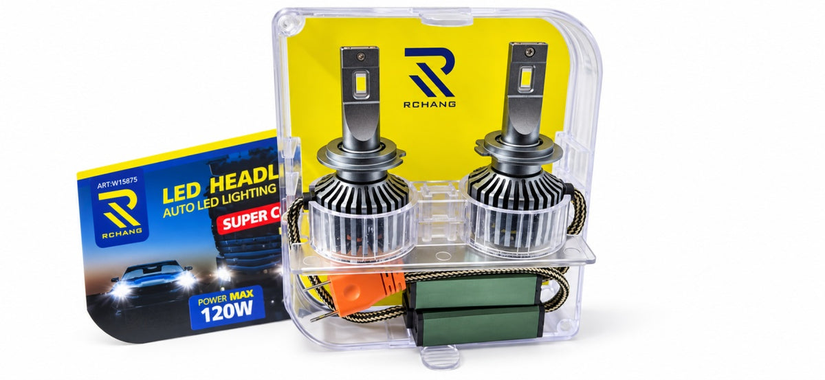 SET DE 2 BECURI LED H7 V60 Super CANBUS ,120W ,9.000LM ,6000K 9-80V, IP68