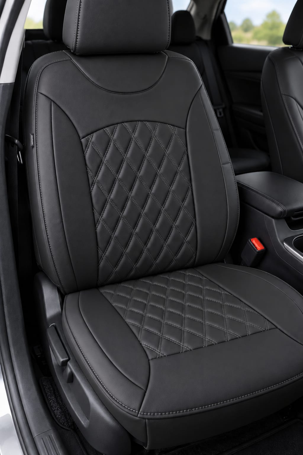 Husa Scaun Auto Universala Imitatie Piele Negru