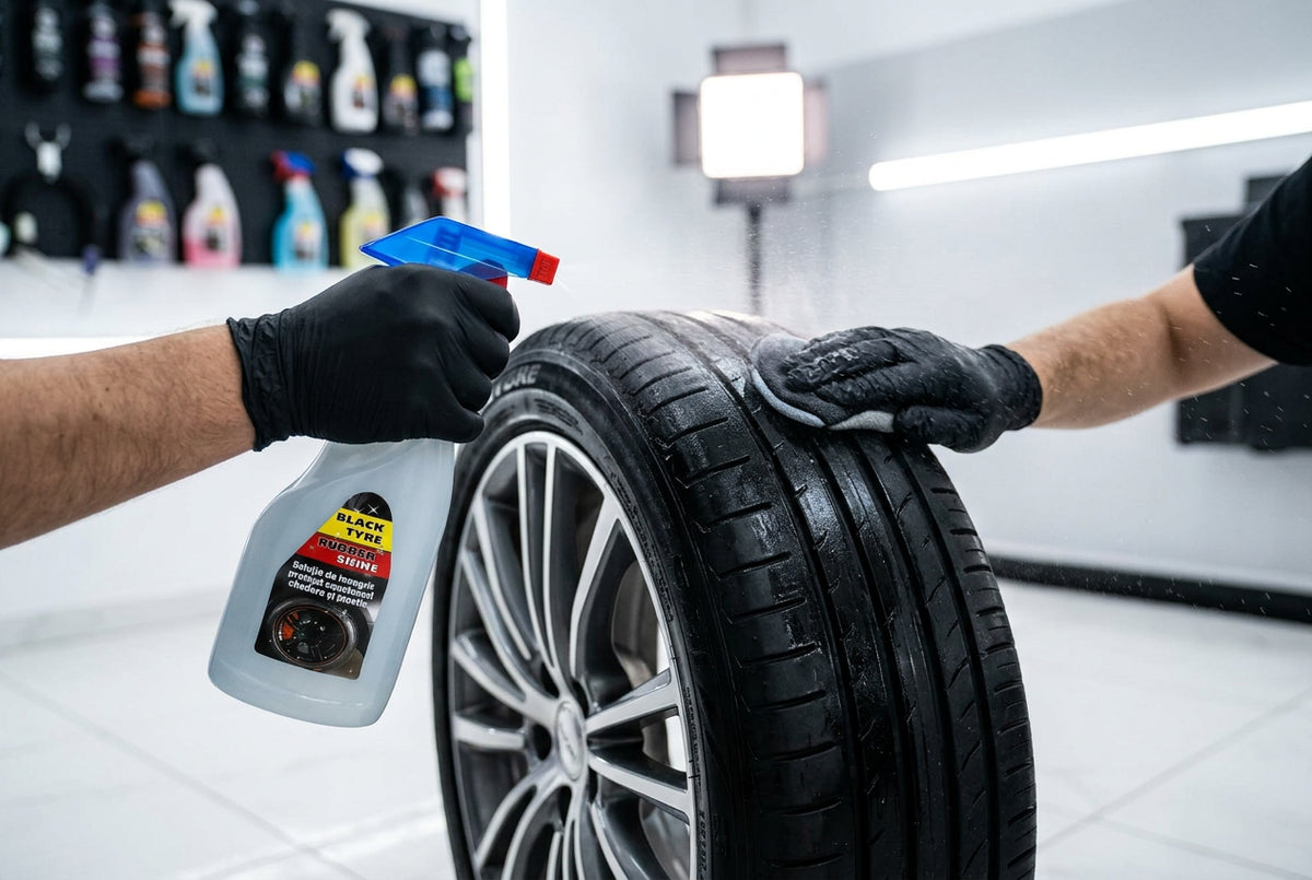 Solutie curatat  anvelope Black Tyre, 750ml