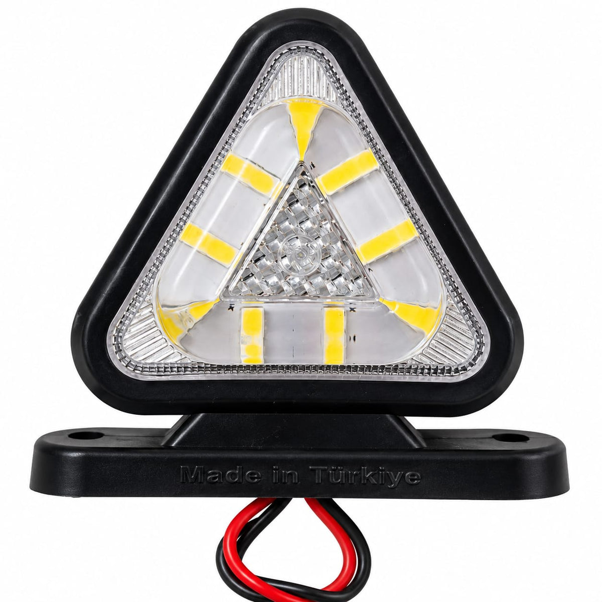 Lampa Gabarit LED Triunghiulara  Alb-Rosu Formplas - Iluminare pe doua fete  12-24V